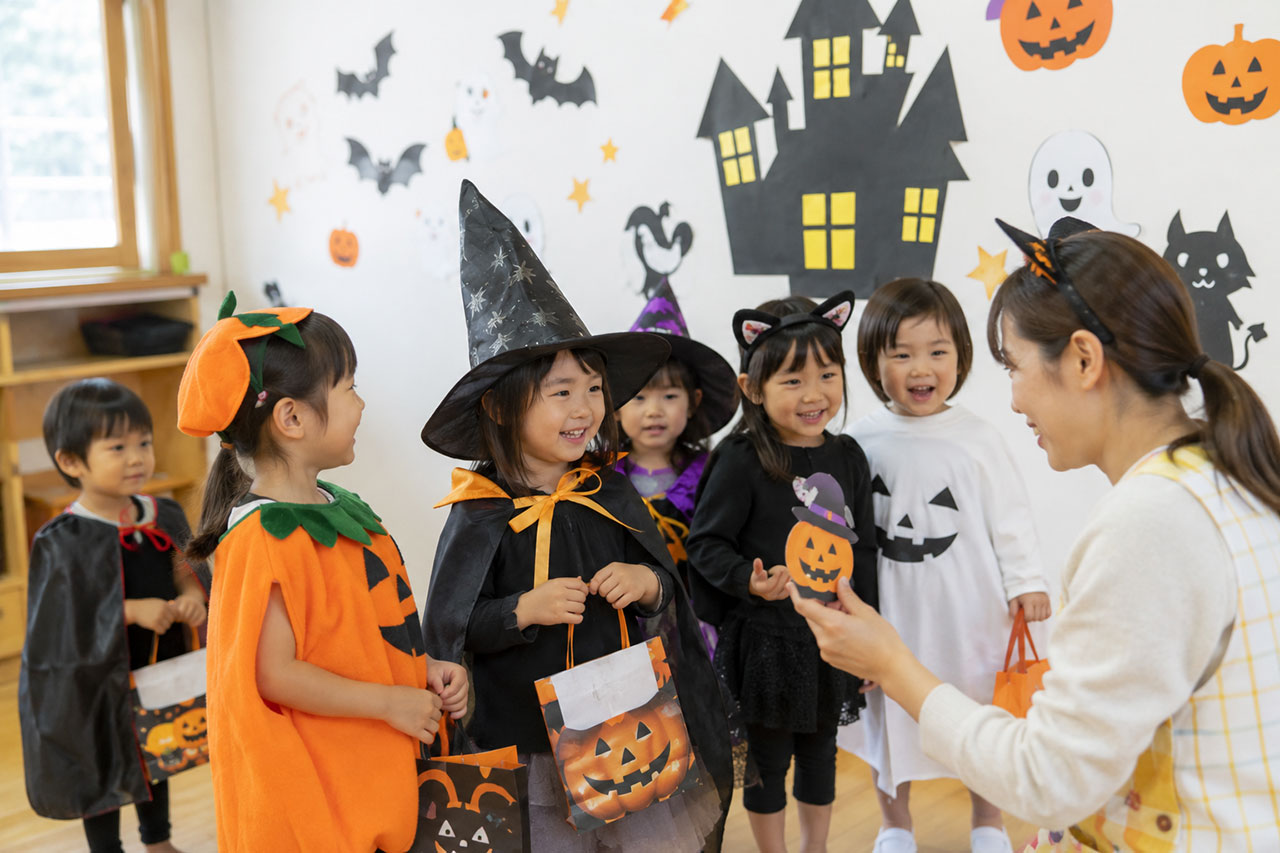 保育園・幼稚園のハロウィンイベントのイメージ写真