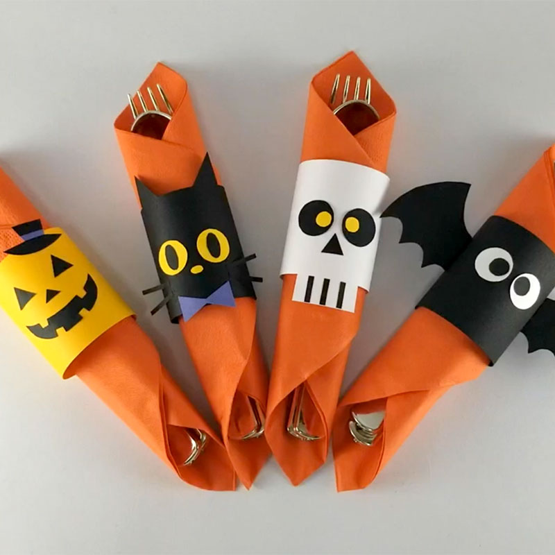 ハロウィン・カトラリーケース|ハロウィンパーティーアイテム
