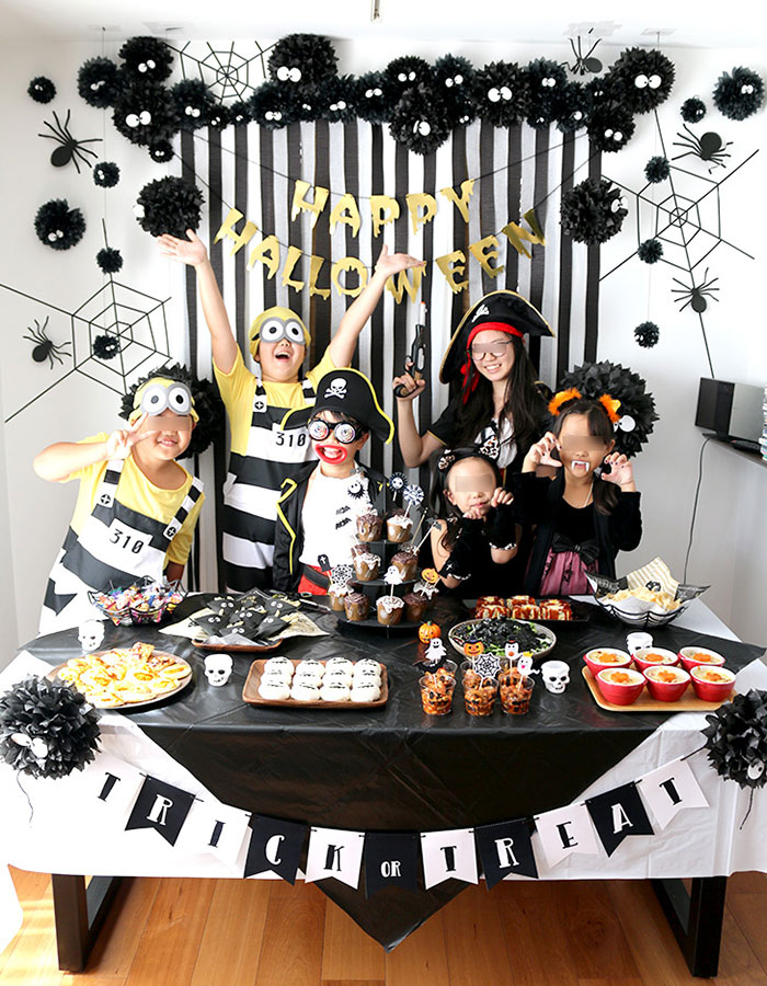 「まっくろくろすけ」をテーマにしたキッズハロウィンパーティー演出アイデア