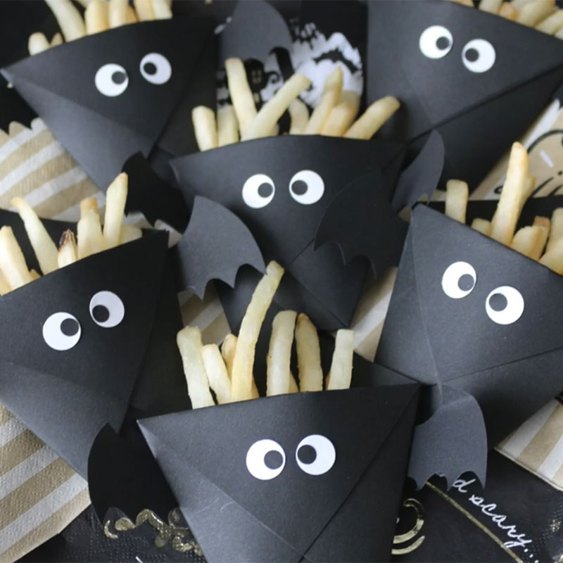 コウモリ風ハロウィンお菓子ケース|ハロウィンパーティーアイテム